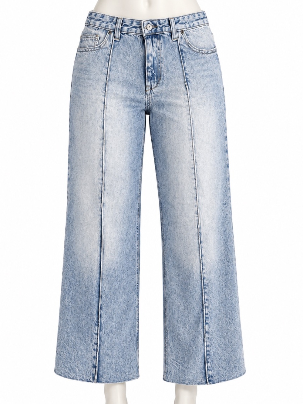 Free People We The Free Jinx Low Rise Crop Jeans Babylon Blue 30 NWT